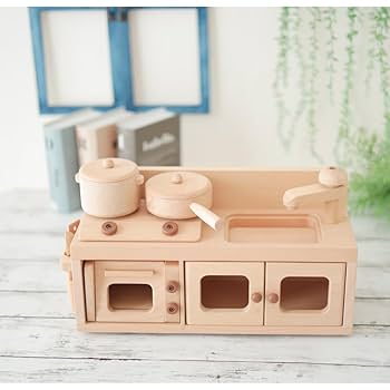キッチンセット はじめてのおままごと 木製 woodentoys ダイワ Amazon | 木製おもちゃのだいわ ミニキッチン《ホワイト》充実の